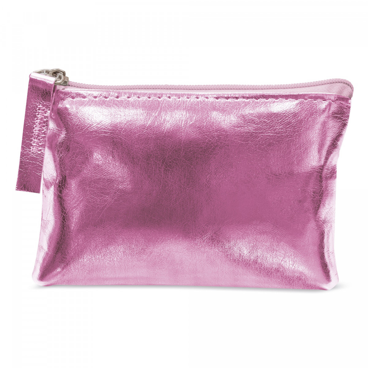 Portefeuille rose métallisé en PU Détail moderne et original pour les invitées