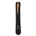 Stylo en Métal avec Finition Glitter Encapsulé : Couleurs Argent et Or Rose