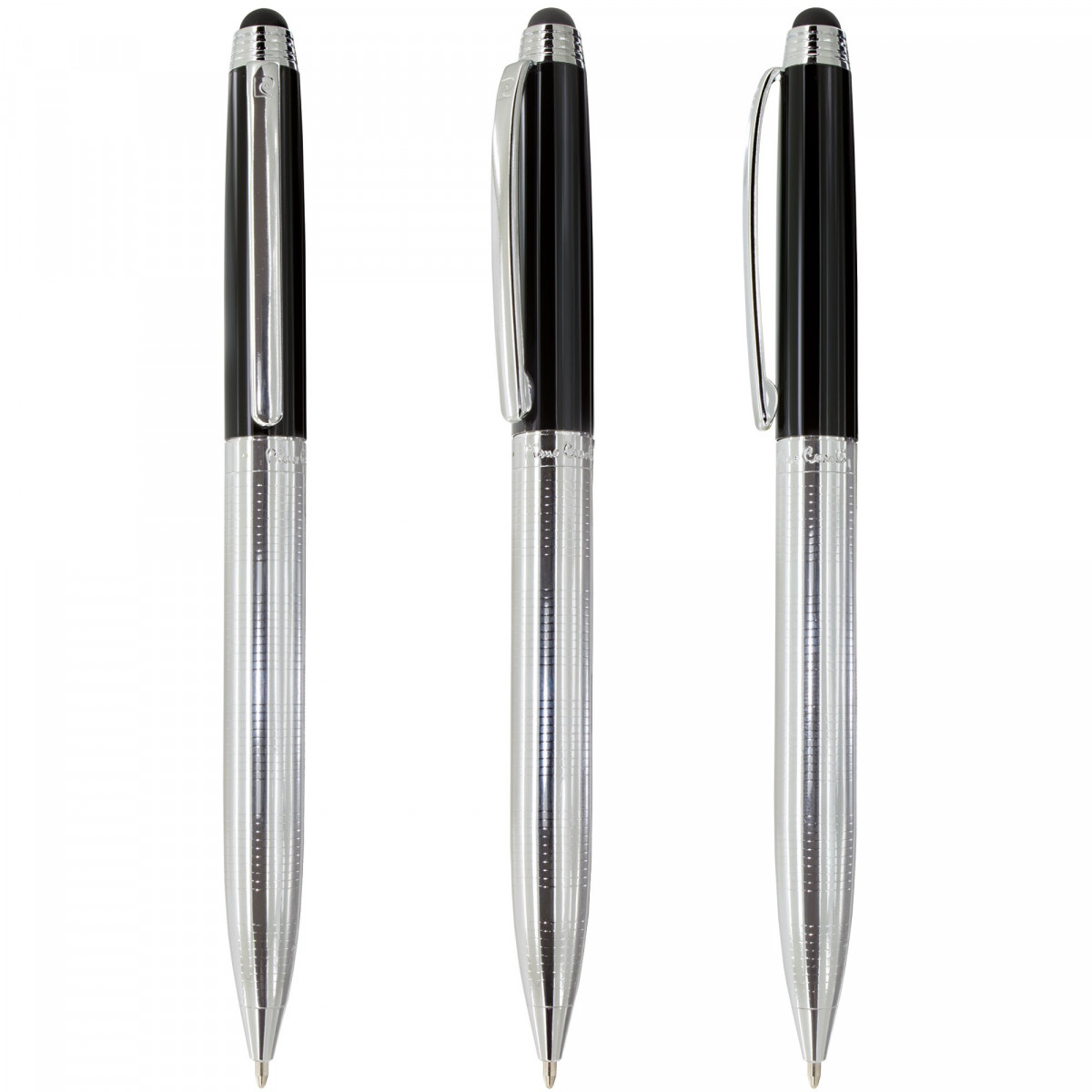 Stylo à bille argent pierre cardin