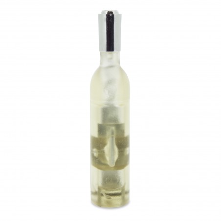 Tire-bouchon en forme de bouteille blanc