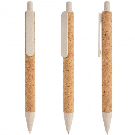 Stylo Écologique en Liège et Fibre de Blé Design Durable et Élégant