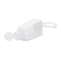 Bouteille de gel hydroalcoolique avec manchon en silicone rechargeable