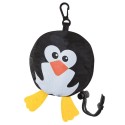 Sac à dos pliable enfant avec design de pingouin, détail original pour fêtes et événements.