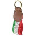 Porte-clés milan drapeau italie