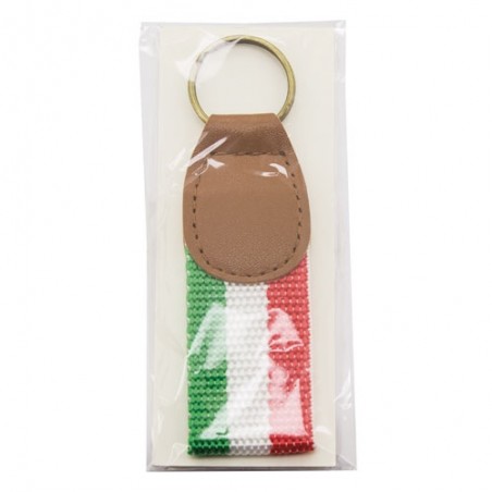 Porte-clés milan drapeau italie