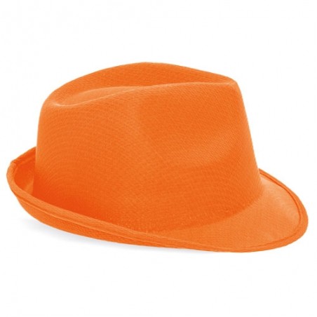 Chapeau orange haut de gamme