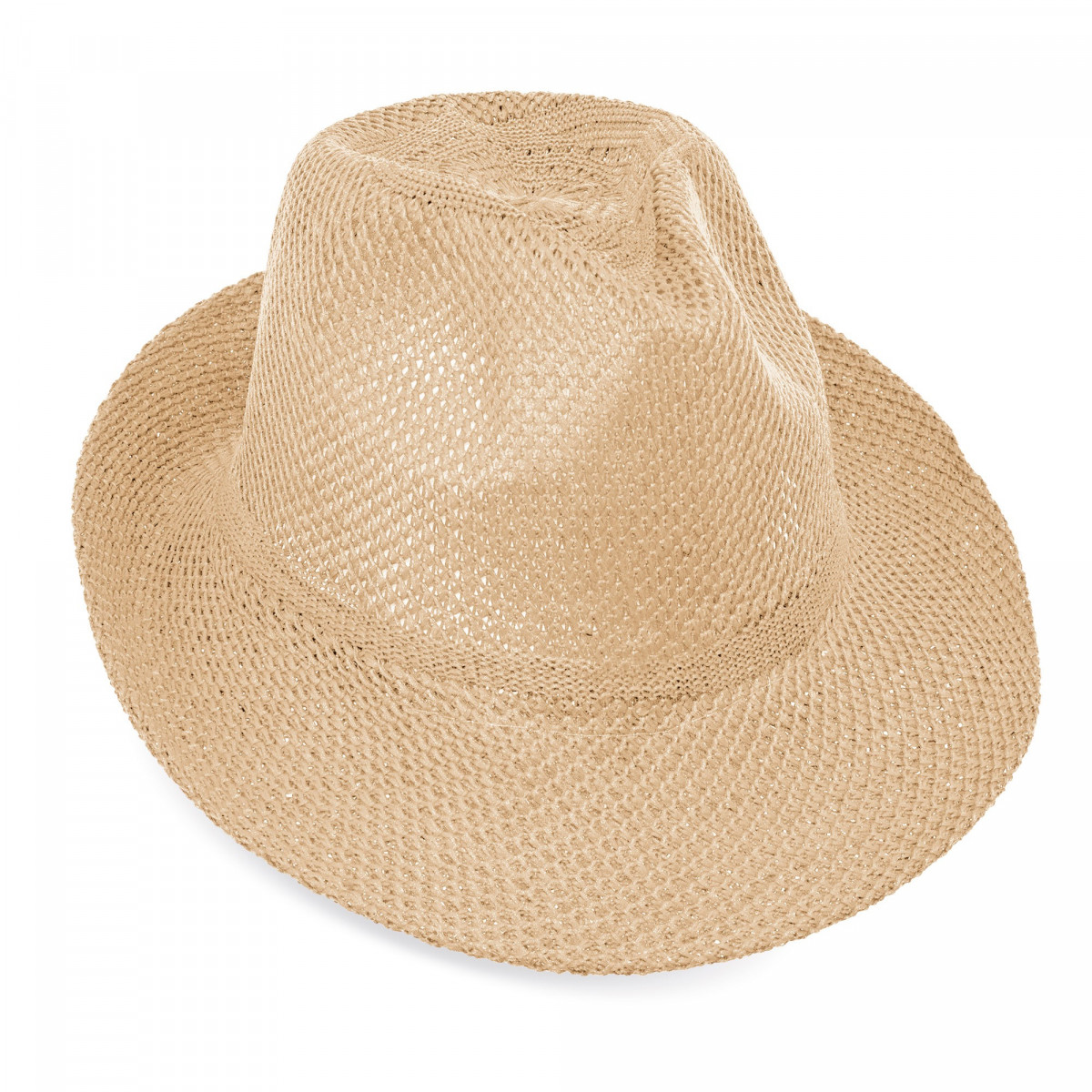 Chapeau à large bord marron