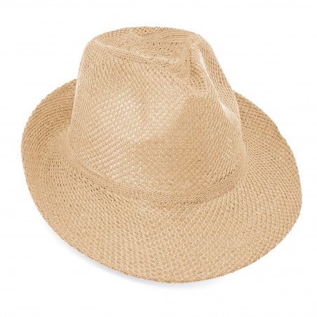 Chapeau à large bord marron