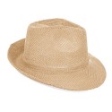 Chapeau à large bord marron