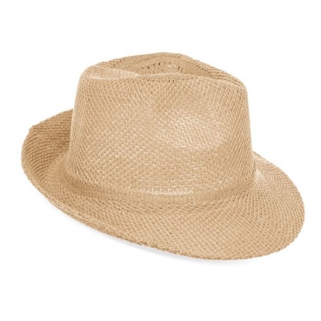 Chapeau à large bord marron
