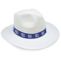 Chapeau indien blanc