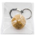 Porte-clés en liège avec boule tridimensionnelle