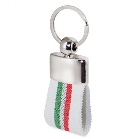 Porte clés ceinture drapeau italie