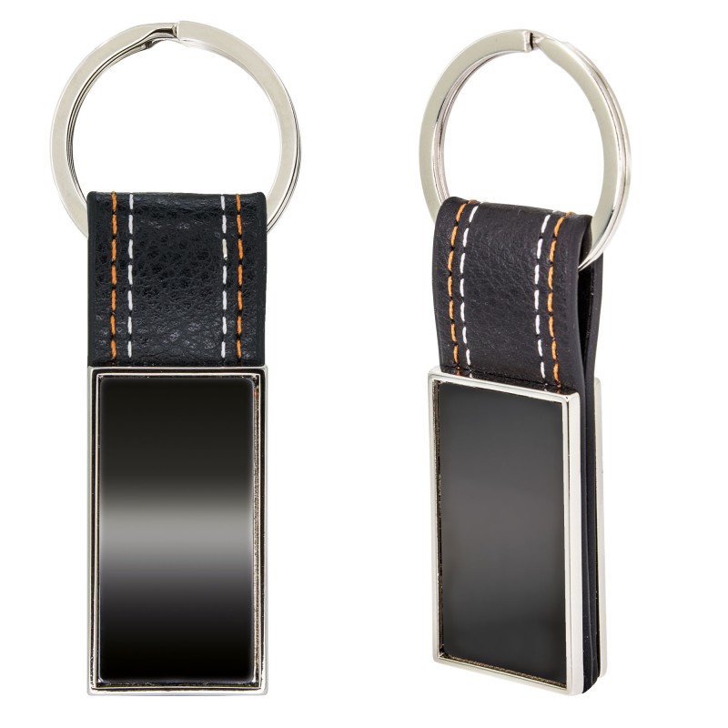 Porte-clés métallique blacky