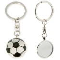 Porte-clé métallique football