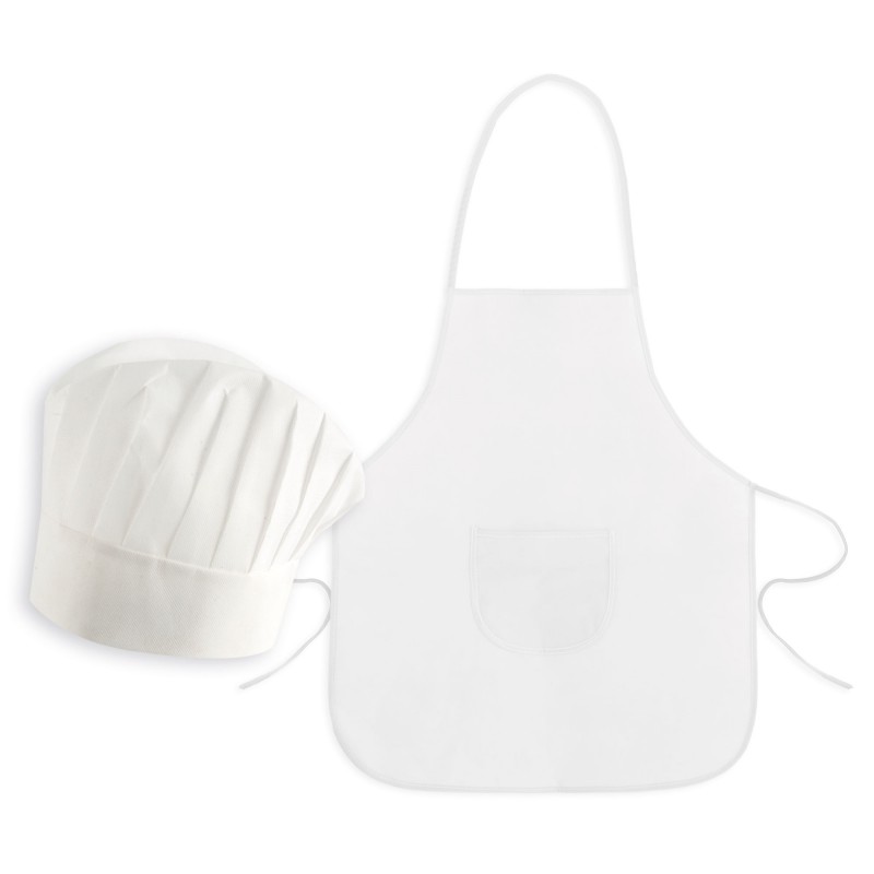 Set de tablier et toque de chef pour enfant : parfait pour les petits cuisiniers
