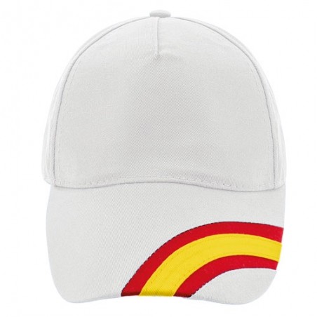 Casquette nationale 5 panneaux bl