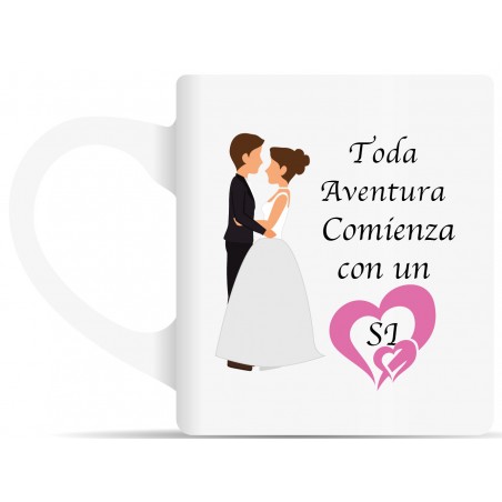 Tasses sublimées pour mariage