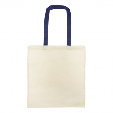 Sac en coton avec une anse colorée