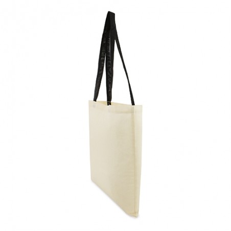 Sac en coton avec une anse colorée