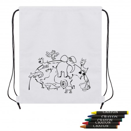 sac dos colorier enfants