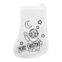 Lot De 10 Chaussettes De Noël à Colorier