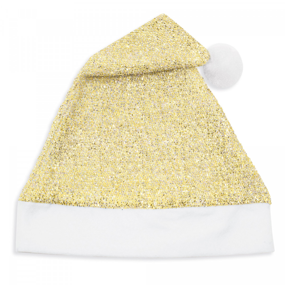 Bonnet de Noël doré