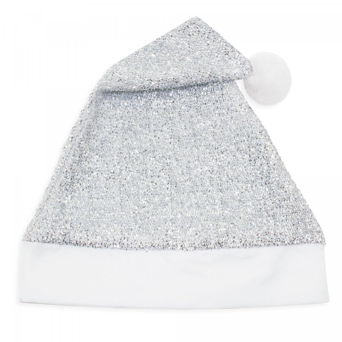 Bonnet de Noël argenté