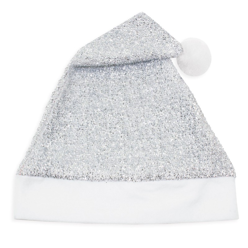 Bonnet de Noël argenté