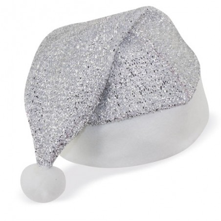 Bonnet de Noël argenté