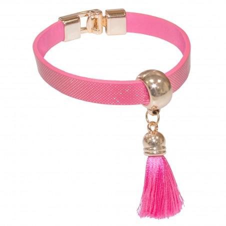 Bracelets en polyuréthane avec pompon Détails élégants pour invités d'événements