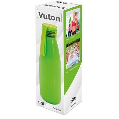 Bidon en aluminium avec couvercle en silicone pour sublimation