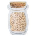 Pot en plastique pliable réutilisable transparent