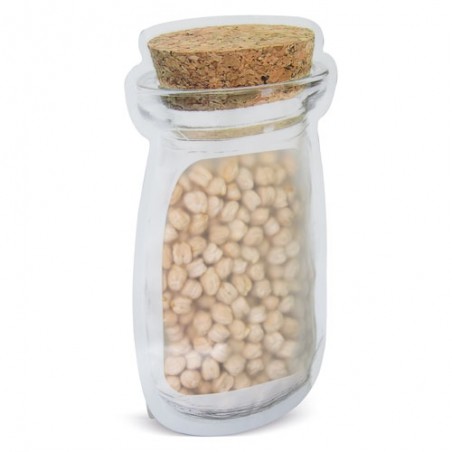 Pot en plastique pliable réutilisable transparent