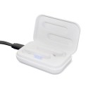 Ecouteurs bluetooth blanc dans la boîte