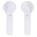 Ecouteurs bluetooth blanc dans la boîte