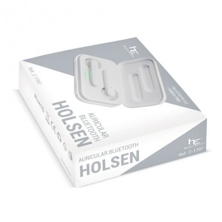 Ecouteurs bluetooth blanc dans la boîte