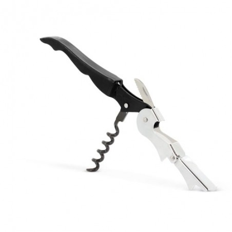 Tire-bouchon à Double Levier avec Ouvre-bouteille Design Ergonomique et Efficace