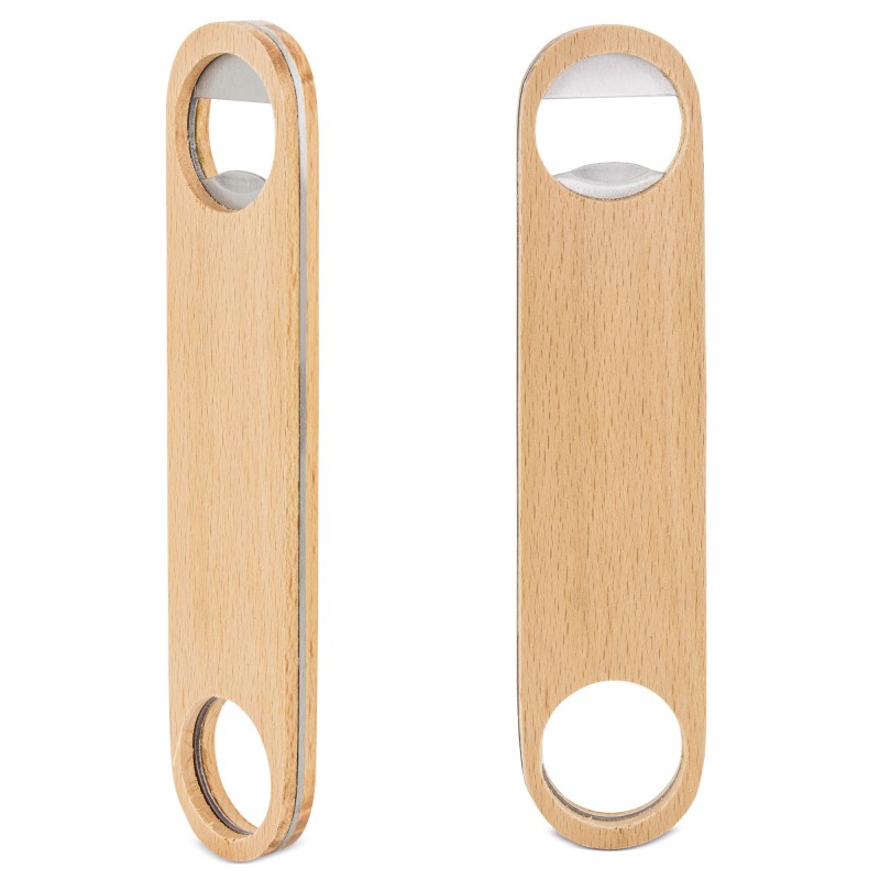 Ouvre-bouteille barman en bois soltouch