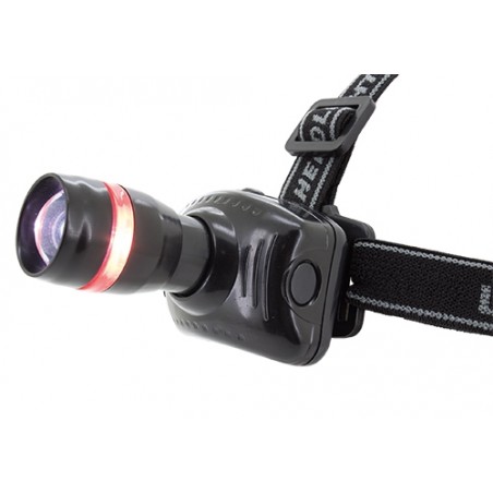 Lampe frontale zoom 4 fonctions
