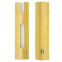 étui à stylo en carton recyclé design bambou