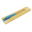 étui à stylo en carton recyclé design bambou