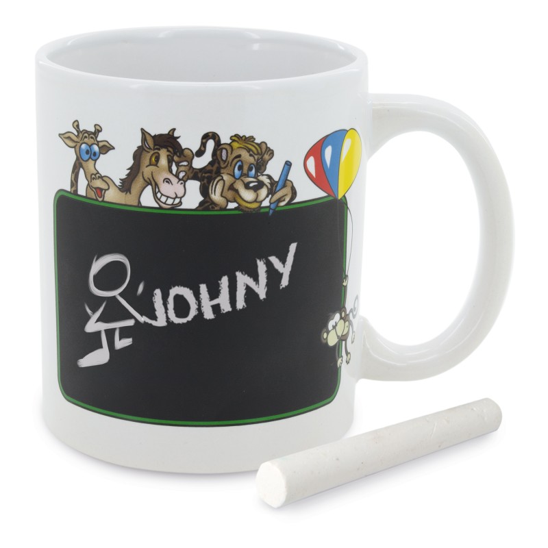 Tasse de fête tableau noir