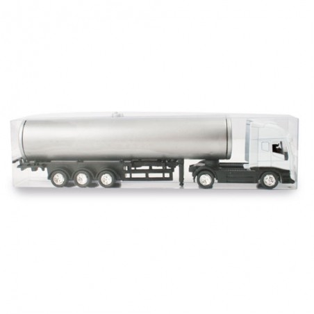 Réplique miniature d'un camion-citerne jouet avec des détails réalistes