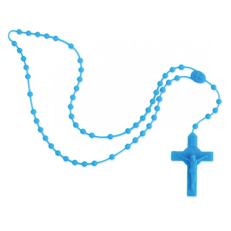 Chapelet En Silicone Bleu Chapelet En Silicone Bleu