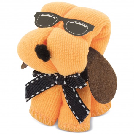 Serviette Chiot Soleil Orange