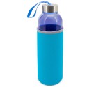 Bouteille d\'Eau Réutilisable 500 ml Design Coloré avec Housse en Néoprène