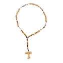 Rosario en bois tau