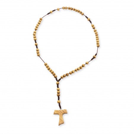 Rosario en bois tau