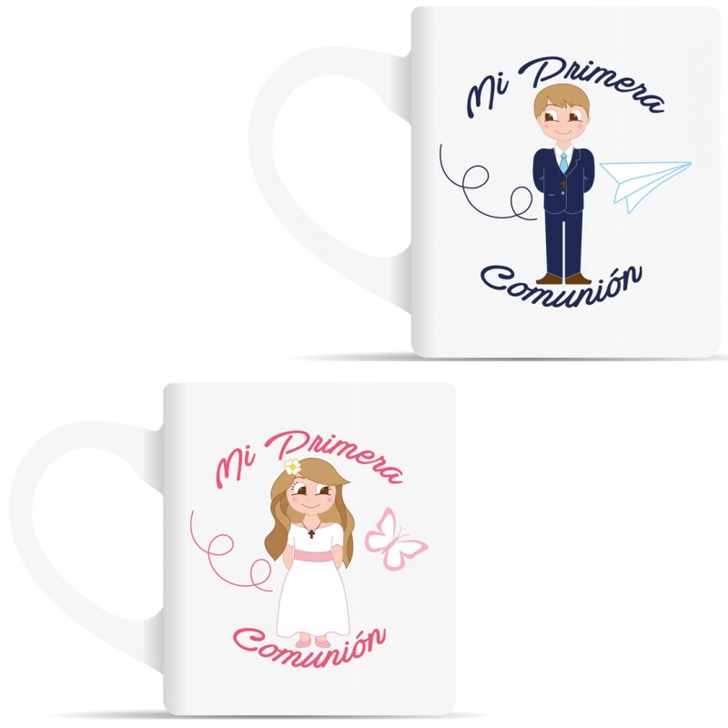 Tasse ma première communion enfant et fille